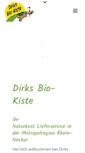 Mobile Screenshot of dirksbiokiste.de
