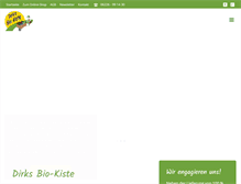 Tablet Screenshot of dirksbiokiste.de